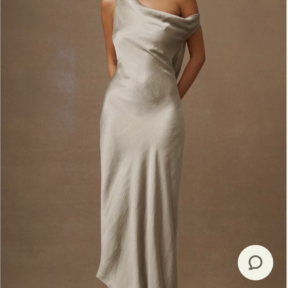 Meshki One-Shoulder Maxi Dress in Sage